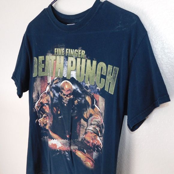 Five Finger Death Punch Tee Shirt Adult M Band Metal Music Graphic Short Sleeve - Picture 3 of 9